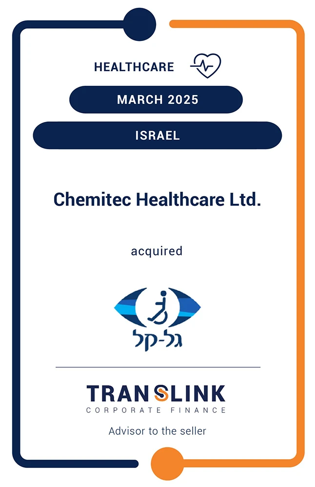 Translink Corporate Finance acted as exclusive advisor Gal-Kal on the sale to Chemitec